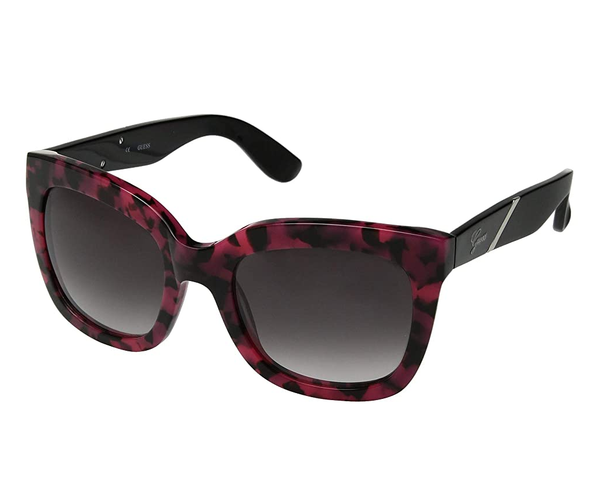 Guess 7342 PKTO 35/N83 Women's Pink Black Tortoise Grey Gradient Sunglasses