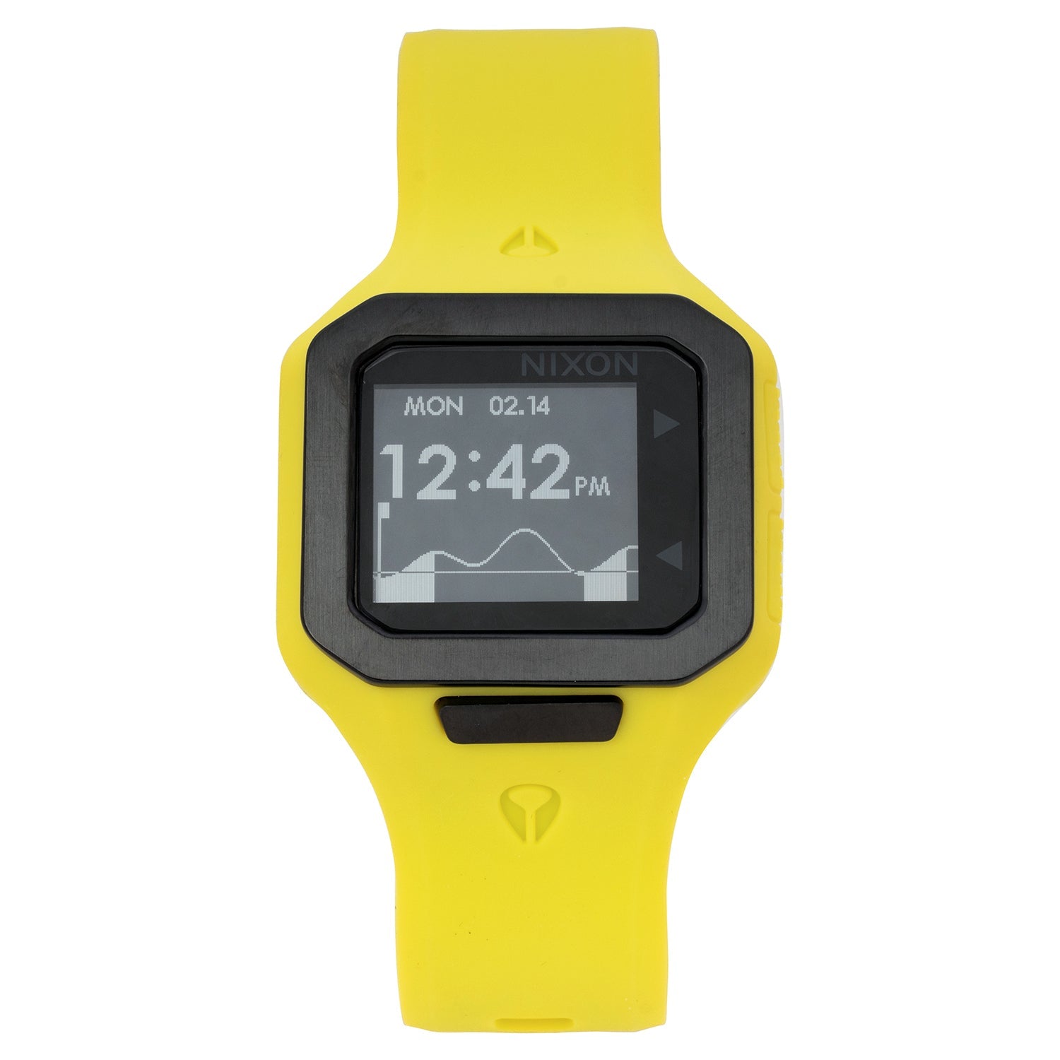 Nixon A3161262 Supertide Men's Neon Yellow Digital Quartz Watch
