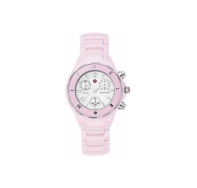 Michele watch 2025 pink face