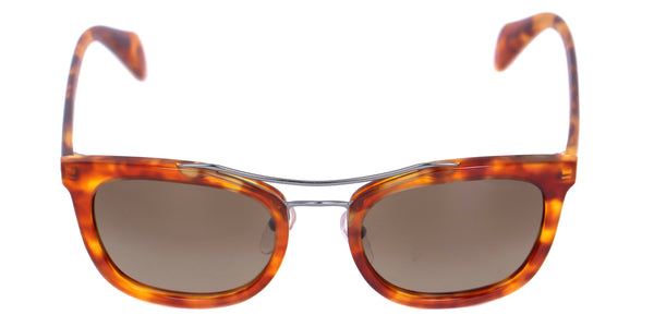 Prada Society PR17QS-4BW1X1-52 Light Havana Brown Gradient Lens Sunglasses