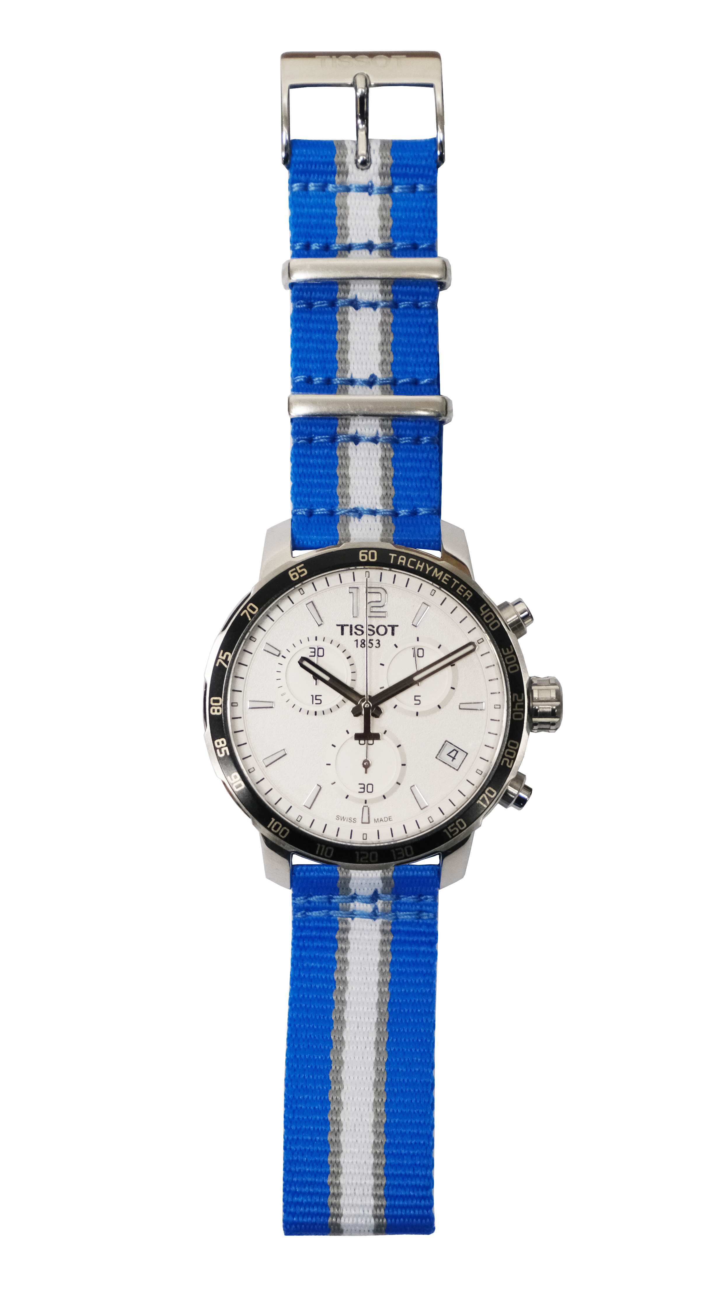 Tissot quickster online blue