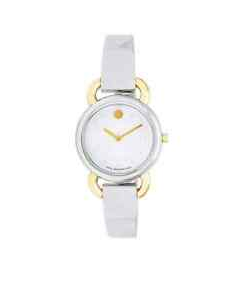 Movado Linio 0606552 Women's 30mm Mother of Pearl Two-Tone Watch