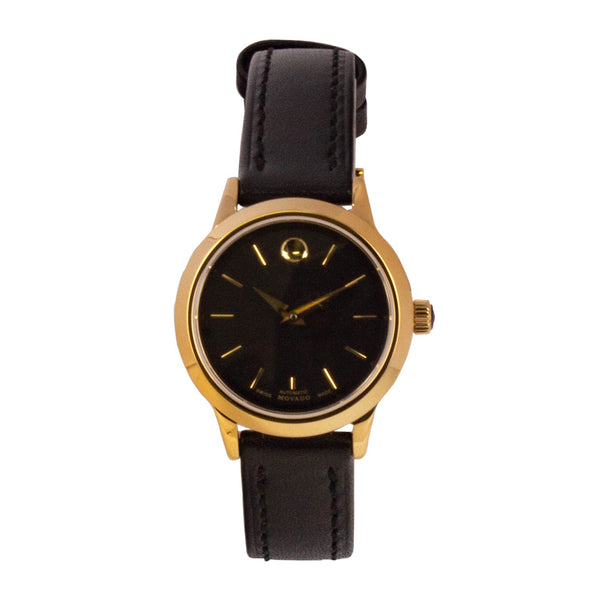 Movado 1881 0606925 Women's 27mm Automatic Gold Black Watch