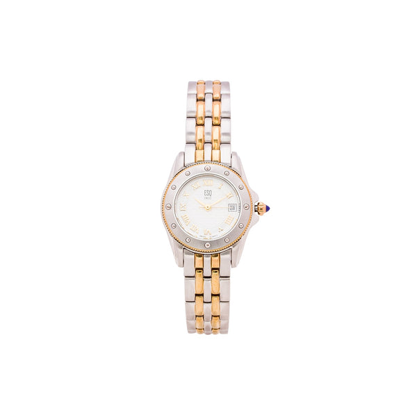 ESQ 07100599 Women's 30mm Two-Tone Silver & Gold Stainless Steel Quartz Watch