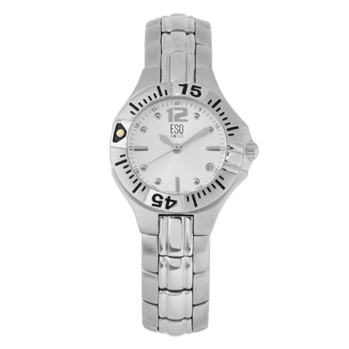 ESQ 07100742 Women's 29mm Silver Stainless Steel Silver Dial Quartz Watch