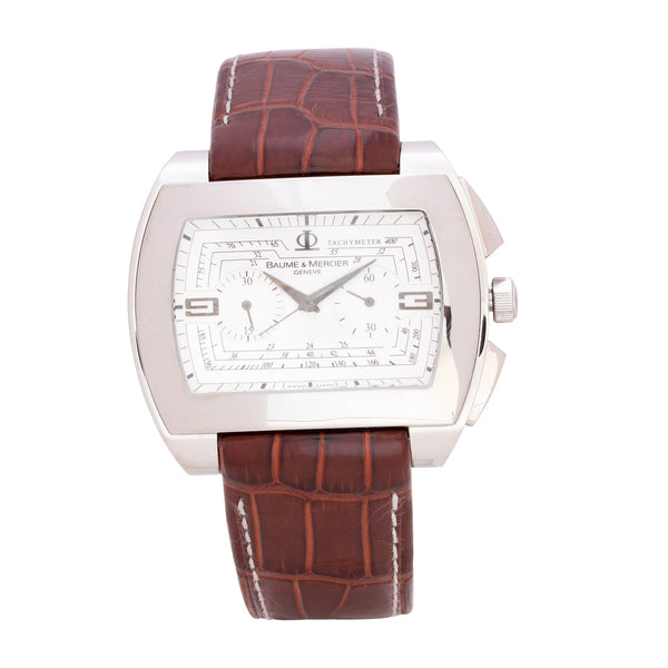 Baume & Mercier 0A08344 Geneve Men's 46mm Chronometer Tachymeter Automatic Watch
