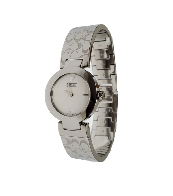 Coach 14500326 Women's 25mm Silver Stainless Steel White Dial Quartz Watch