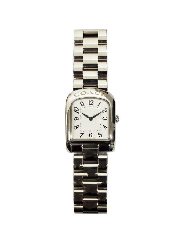 Coach 14600146 Women's 38mm Silver Stainless Steel White Dial Quartz Watch