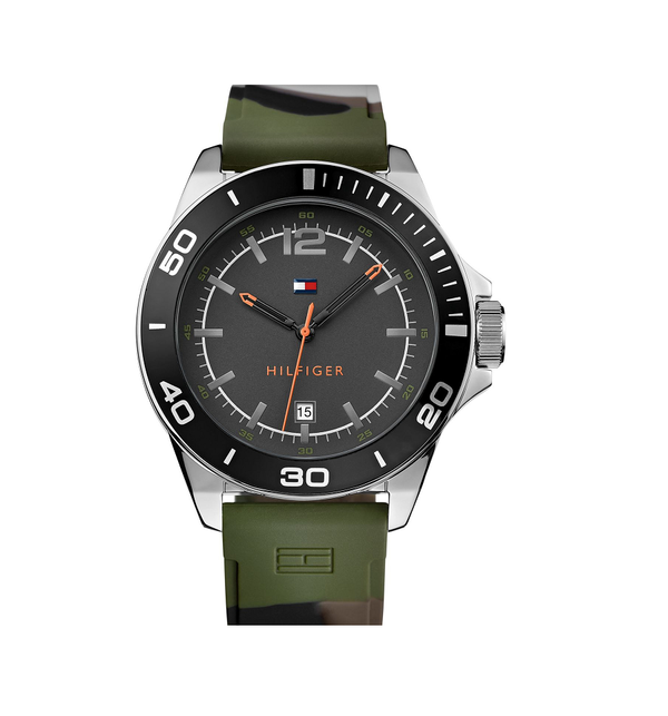 Tommy Hilfiger Camouflage 1791152 Men 47mm Green Camo Watch