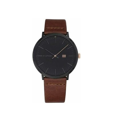 Tommy Hilfiger 1791461 Unisex 40mm Minimal Brown Leather Quartz Watch