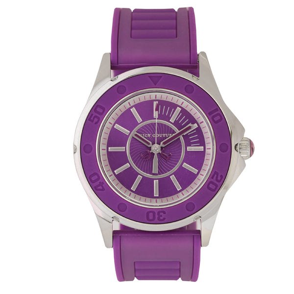 Juicy Couture 1900873 Rich Girl Women's 36mm Purple Jelly Quartz Watch