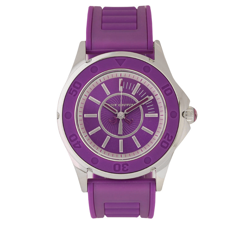 Juicy Couture 1900873 Rich Girl Women's 36mm Purple Jelly Quartz Watch