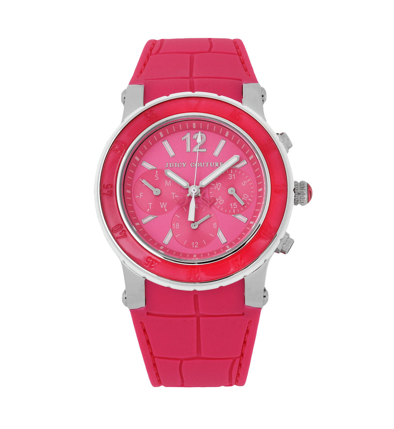 Juicy Couture 1900897 HRH Pink Dragon Fruit Women's 37mm Chronograph Watch