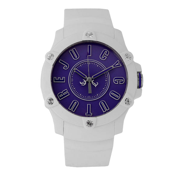 Juicy Couture 1900907 Surfside Women's 41mm Purple Silicone Strap Quartz Watch