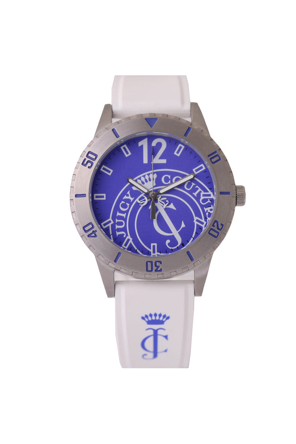 Juicy Couture 1900948 Taylor Women's 42mm White Silicone Strap Quartz Watch