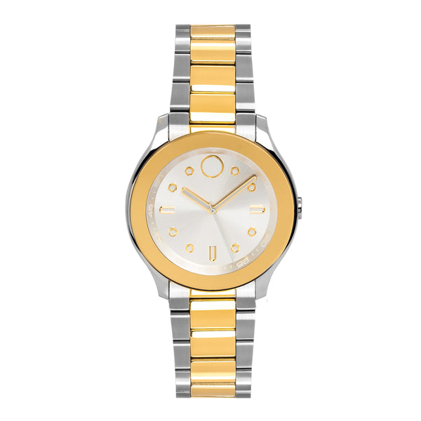 Movado Bold 3600418 Women's 38mm Two-Tone Stainless Steel Bracelet Quartz Watch
