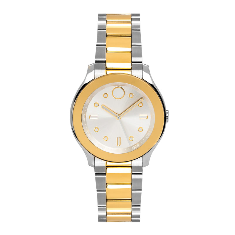 Movado Bold 3600418 Women's 38mm Two-Tone Stainless Steel Bracelet Quartz Watch