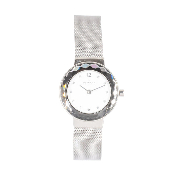 Skagen 456SSS Leonora Women's 25mm Stainless Steel Mesh Quartz Watch