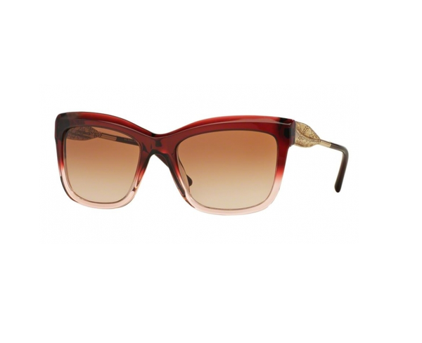 Burberry BE4207-355313-56 Women's Bordeaux Pink Brown Gradient Lens Sunglasses