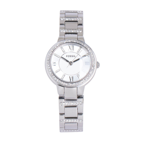 Fossil ES3282 Virginia Women's 30mm Stainless Steel Crystal Quartz Watch