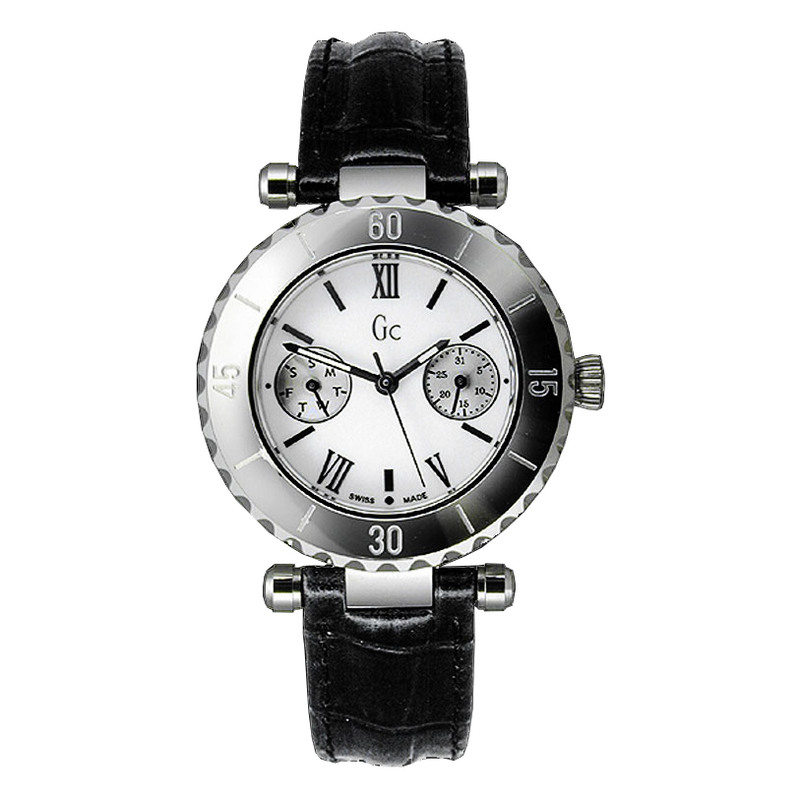 Guess Collection G14014L1 Women's 36mm Black Leather Watch