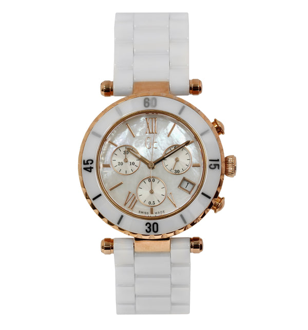 Guess Collection G47504M1S Women's 35mm Mother of Pearl Steel Quartz Watch