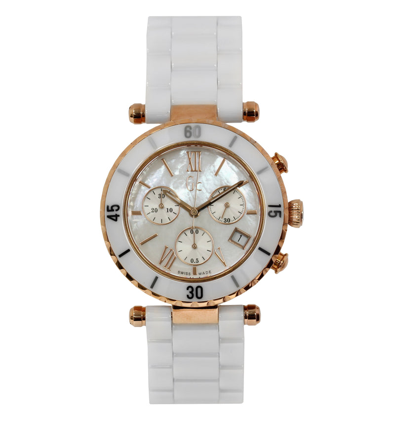 Guess Collection G47504M1S Women's 35mm Mother of Pearl Steel Quartz Watch