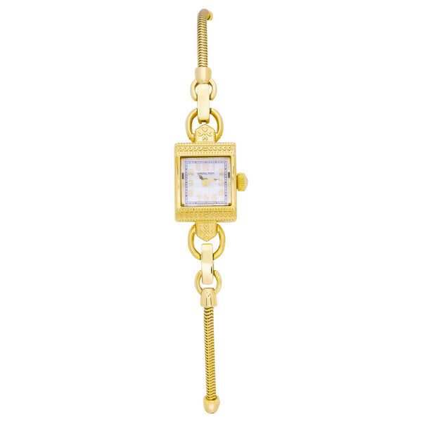 Hamilton American Classic Women's 19mm Mother of Pearl Gold Watch