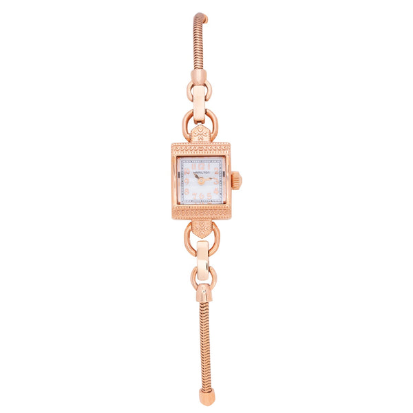 Hamilton American Classic Women's 19mm Mother of Pearl Rose Gold Watch