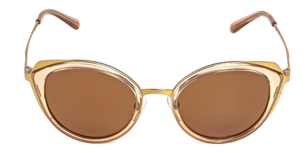 Michael Kors Charleston MK1029-116873-52 Gold Translucent Brown Sunglasses