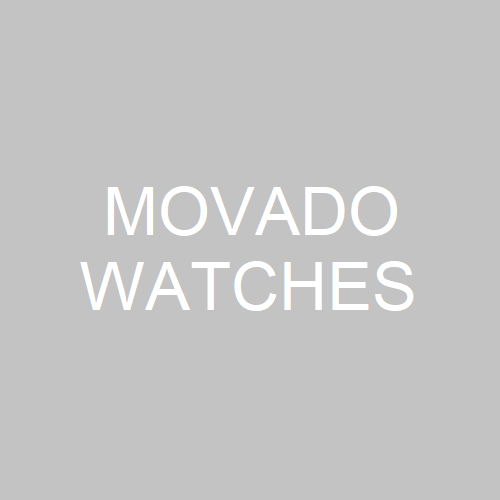 Movado 06040F2 Women's White Dial Gold Steel Case Leather Strap Quartz Watch
