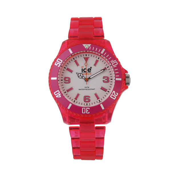 ICE NE.PK.B.P.09 Men's 48mm Neon Pink Plastic Watch
