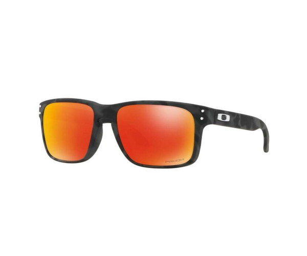 Oakley Holbrook OO9102-E9-55 Black Cameo Prizm Ruby Polarized Sunglasses
