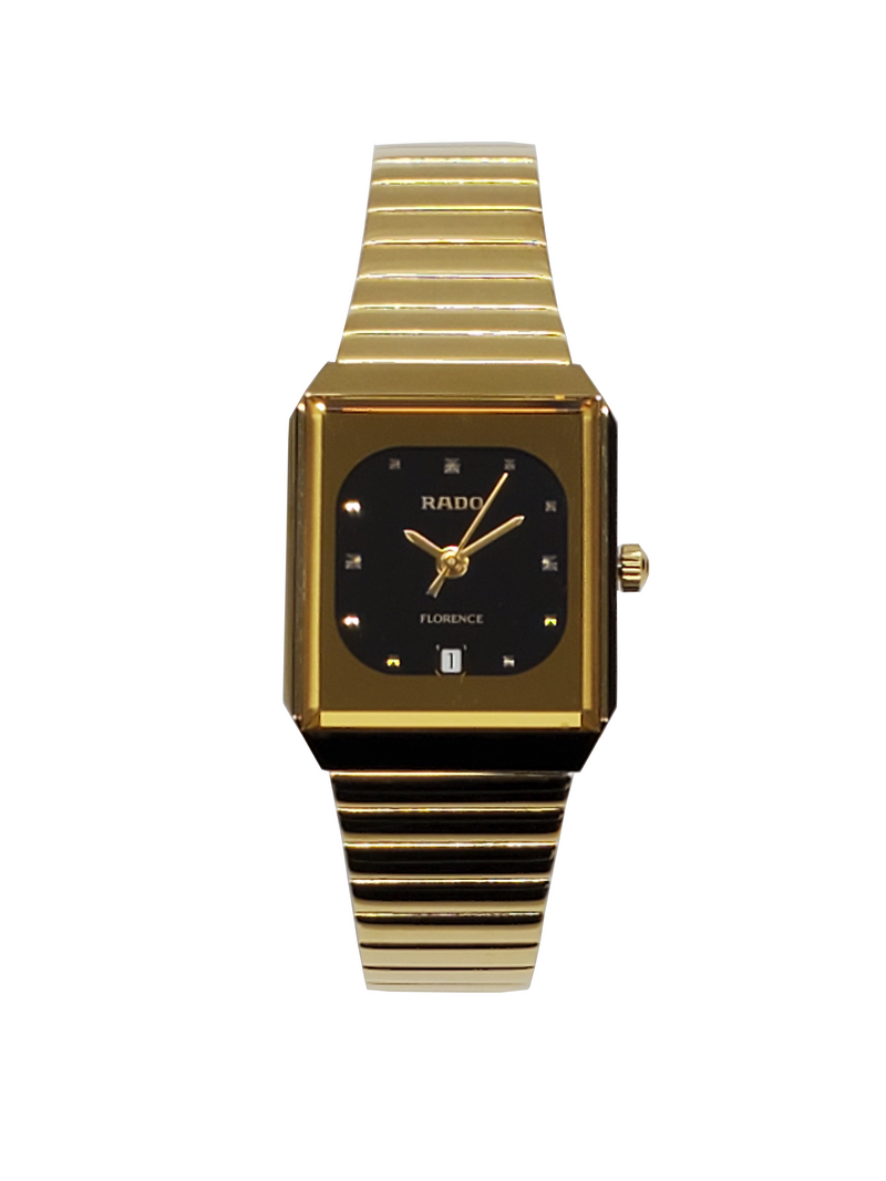 Rado Florence R48689153 23mm Women's Gold Silver Diamond Watch