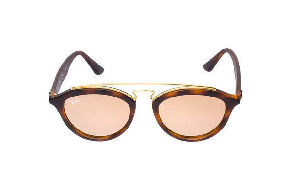 Ray Ban Gatsby II RB4257-60922Y-50 Tortoise Copper Mirrored Sunglasses