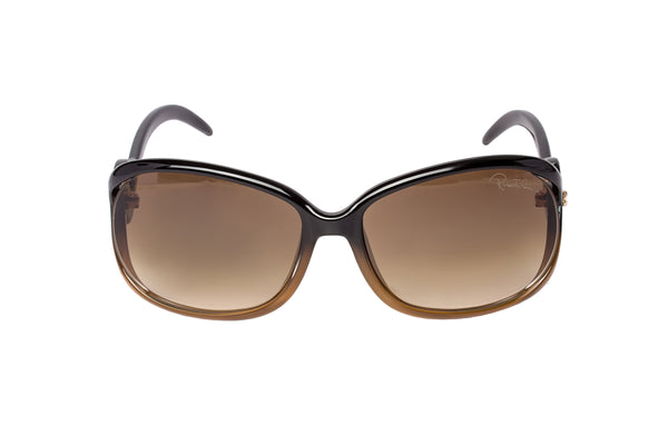 Roberto Cavalli IXIA RC 576S 05F Women's Brown Square Gradient Sunglasses