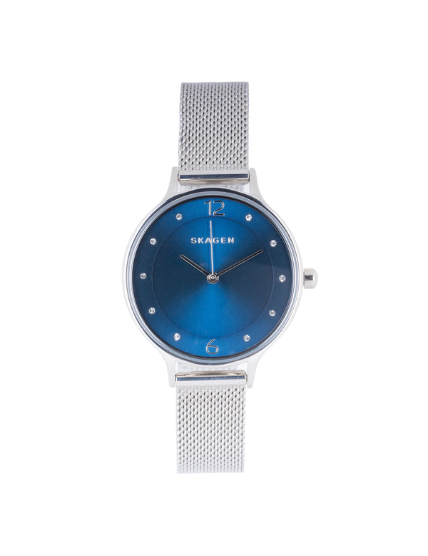 Skagen Anita SKW2307 Women's 30mm Blue Dial Stainless Steel Watch