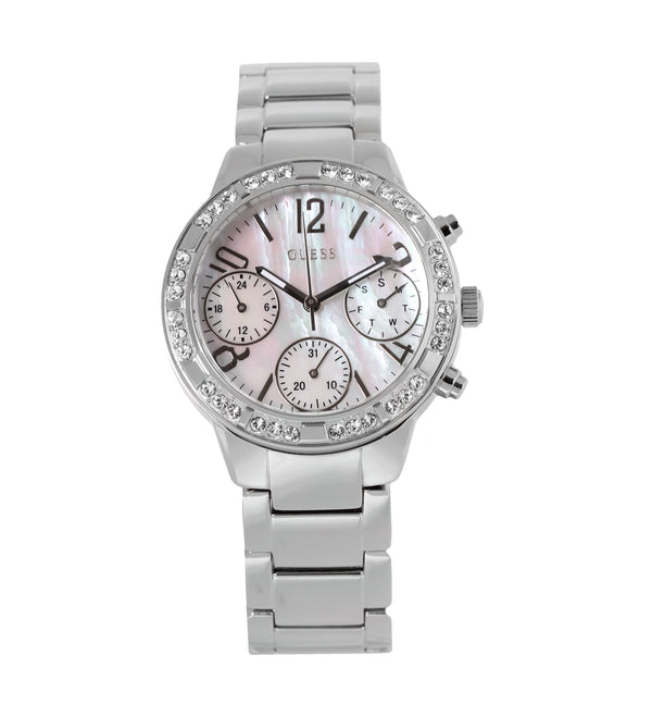 Guess Mini Glam Hype W0546L1 Women's 36mm Mother of Pearl Watch
