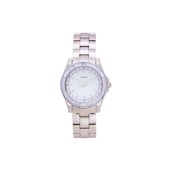 Guess W0557L1 Women's 36mm Diver Silver Stainless Steel Watch