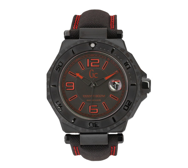 Guess Collection X79007G2S Men's 44mm Black Nylon Dive Bezel Quartz Watch