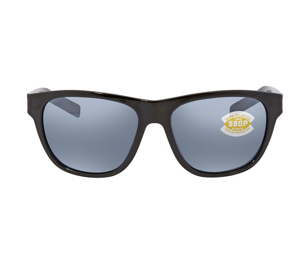 Costa Del Mar Bayside BAY 11 OSGP Black Grey Silver Mirror Polarized Sunglasses