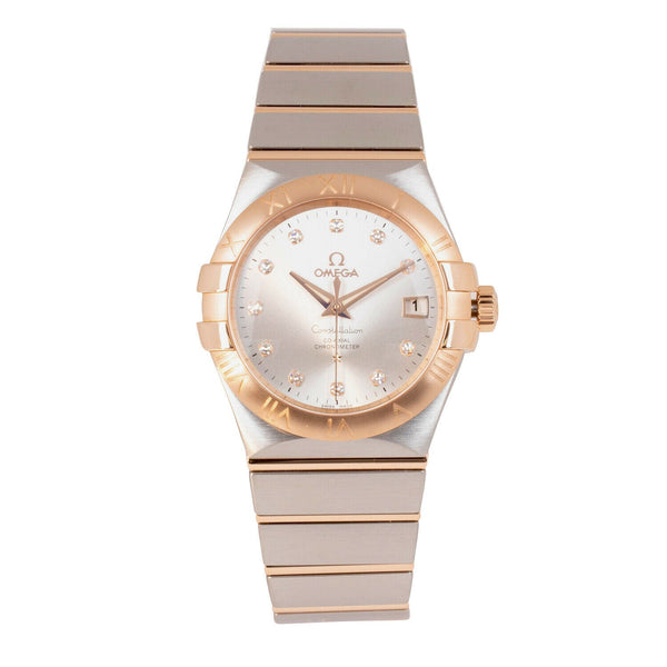 Omega 12320352052001 Constellation Unisex 35mm Chronometer Red Gold Diamond Watch